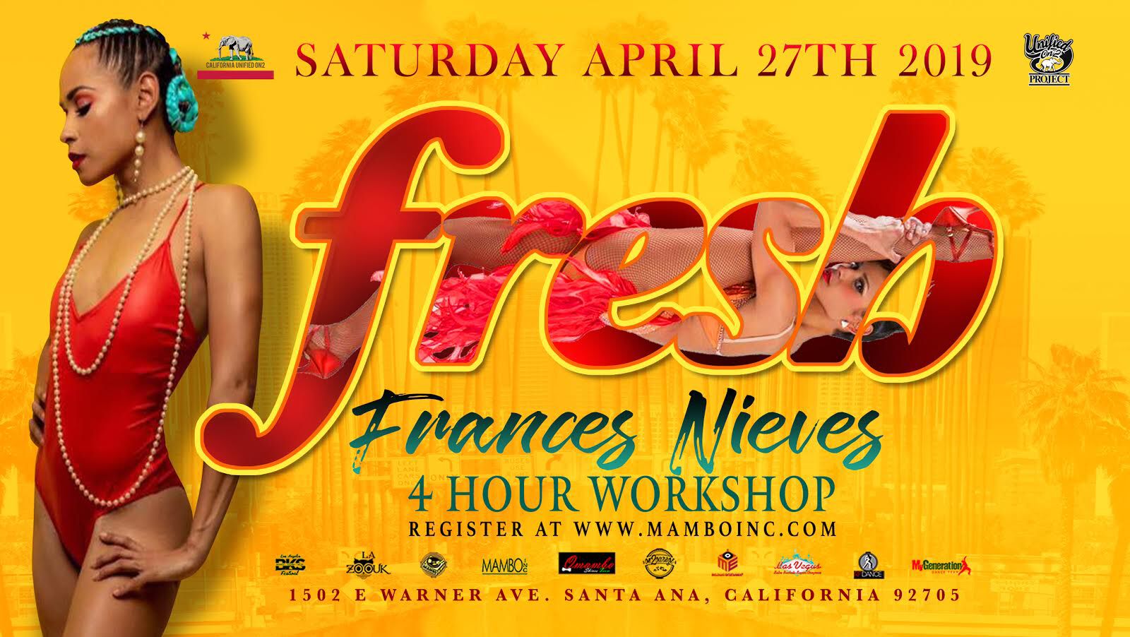Frances ‘ChaCha’ Nieves – 4-Hour Workshop – April 27, 2019