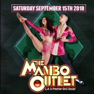 Charlie Garcia & Thania Cannarsa – 2-Hour Mambo Workshop – Saturday, September 15, 2018