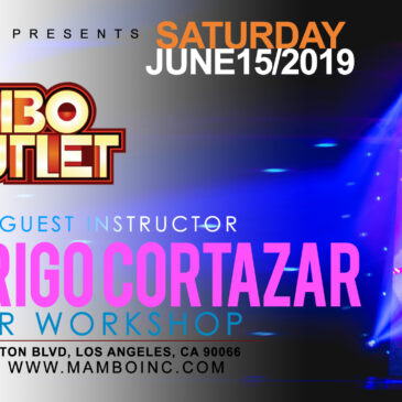 Rodrigo Cortazar – 2-Hour Salsa/Mambo Workshop – June 15, 2019