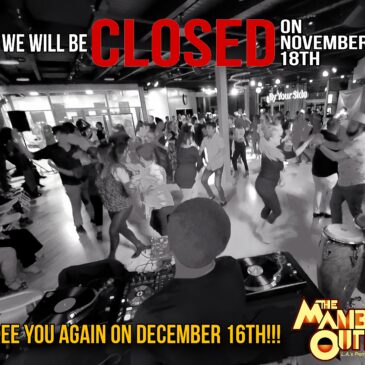 Sorry! We will be CLOSED on November 18th